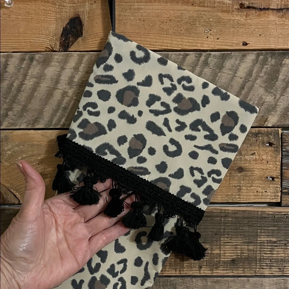 Leopard Animal Print Christmas Stocking